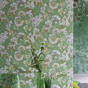 Premium Designers Guild Tapet Fleur D Assam Emerald