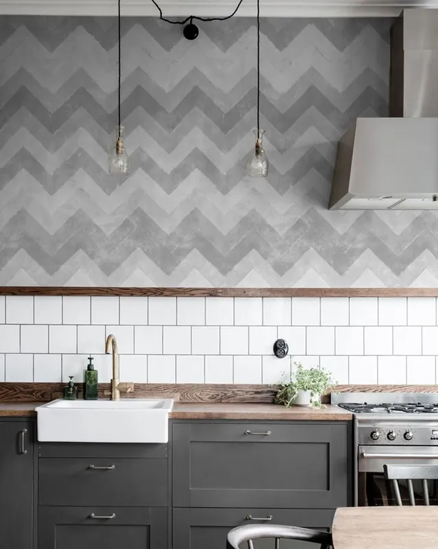 Fynd Boråstapeter Tapet Chevron