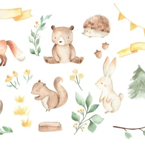 Snabb leverans Woodland animals