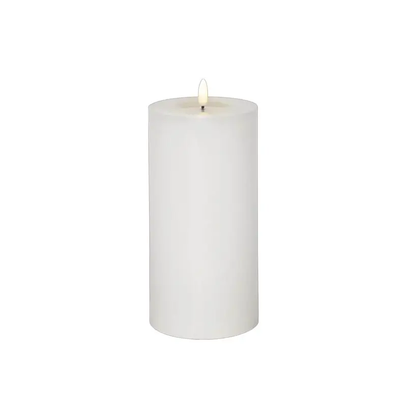 LED Blockljus Flamme Flow 20 cm Rabatter