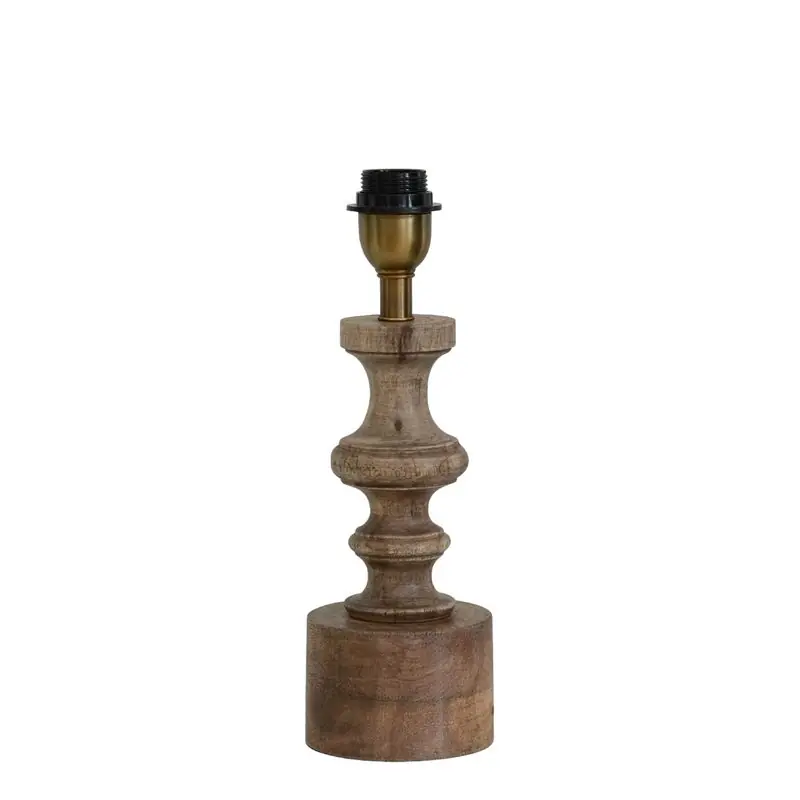 Endast denna vecka Domino Lampfot L Aged wood