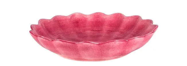 Oyster Skål 24cm Rosa Utförsäljning