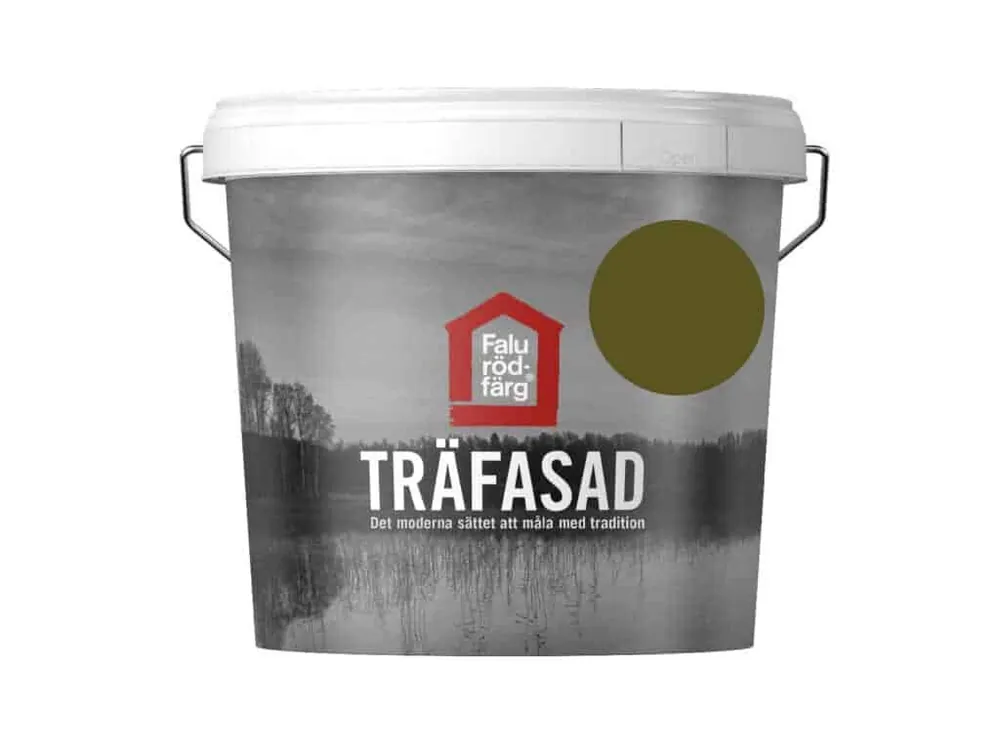 Säker betalning Falu Rödfärg Träfasad Verde 5L