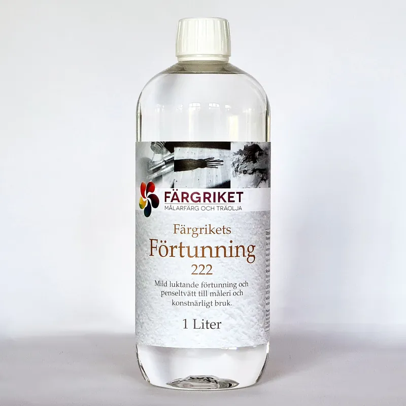 Färgriket förtunning 222 - 1L Bästa pris