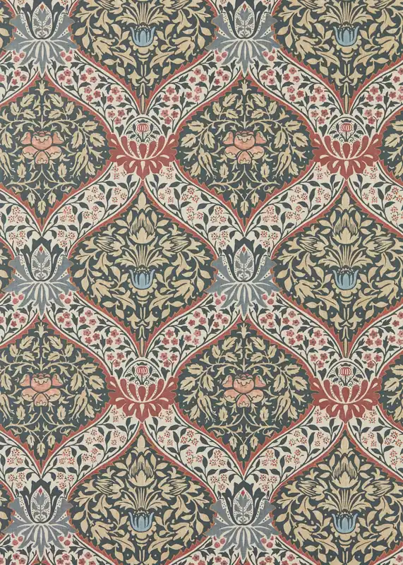 Sänkt pris Morris & Co - Norbury Brick Teal