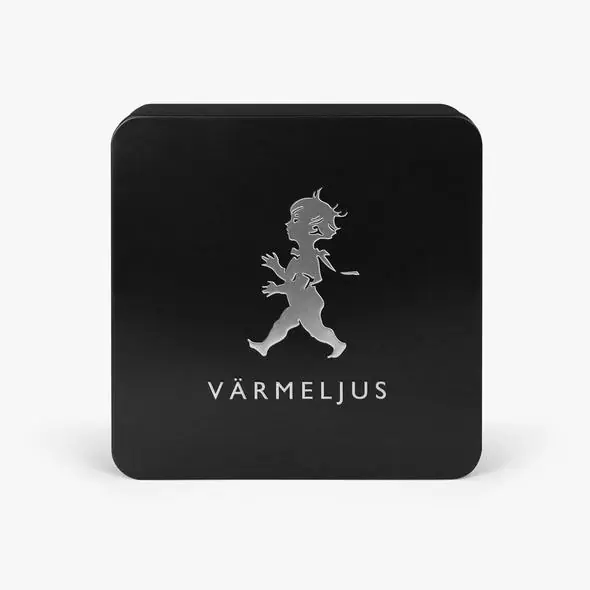 Lägg i varukorgen Värmeljuslåda Mattsvart/Silver
