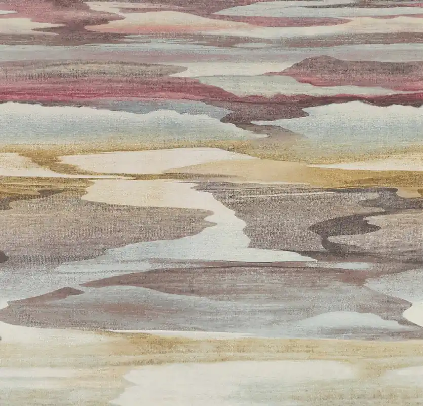 Jane Churchill - Cloudscape Purple/Gold Premium