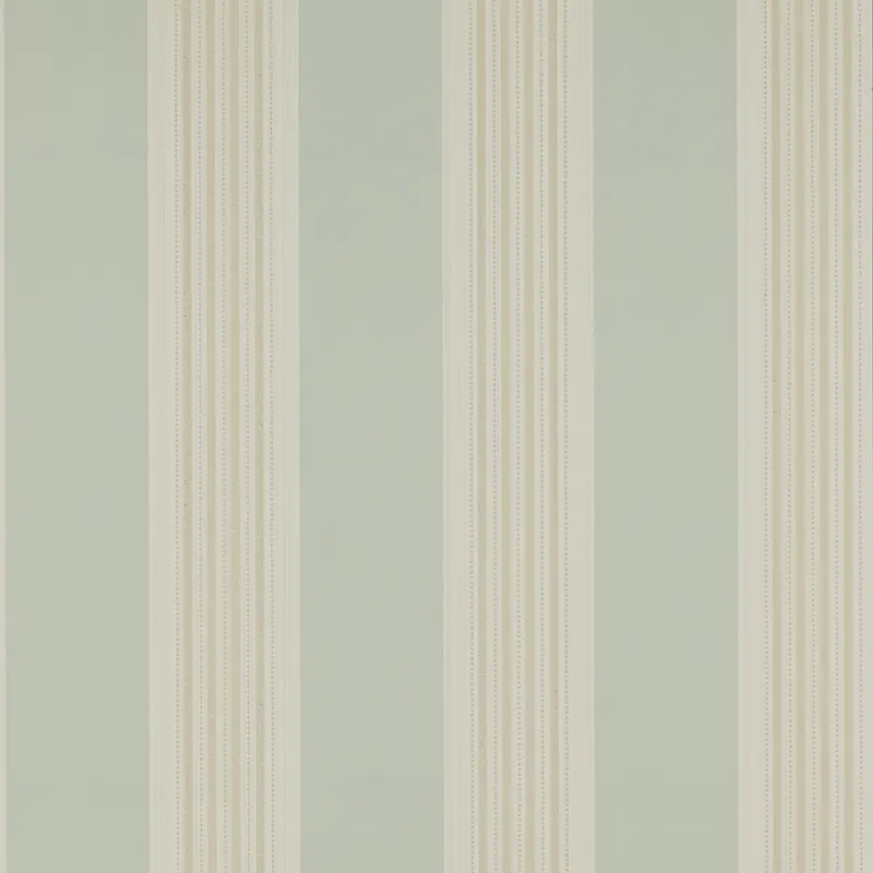 Rabatter Colefax and Fowler - Tealby Stripe Aqua/Beige