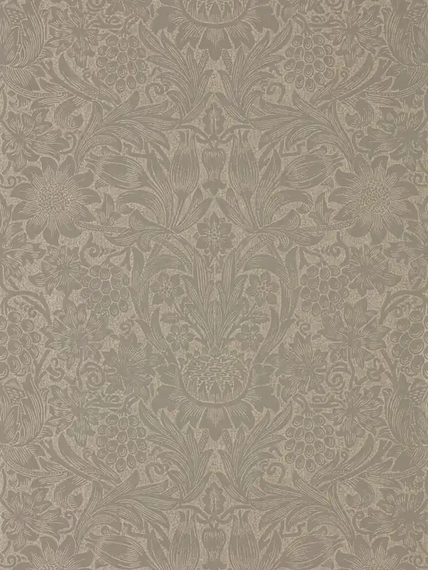 Morris & Co - Pure Sunflower Mole/Gold Morris Pure Wallpapers Erbjudande
