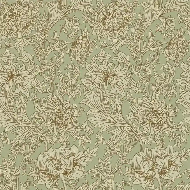 Sänkt pris Morris & Co - Chrysanthemum Toile Eggsh Morris 160th Anniversary