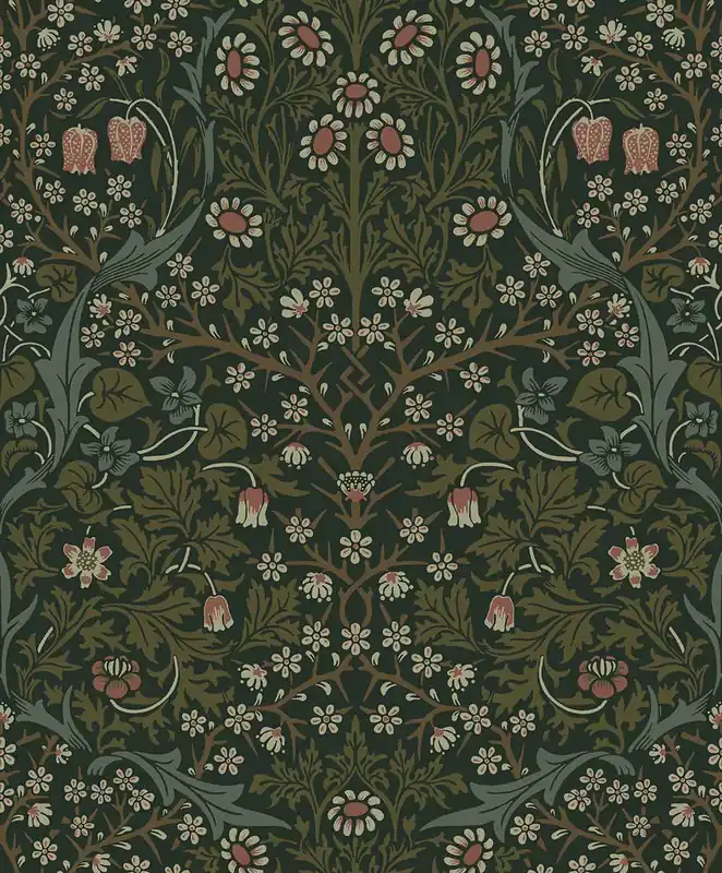 Outlet Carma - Peel & Stick Victorian Garden Greenery