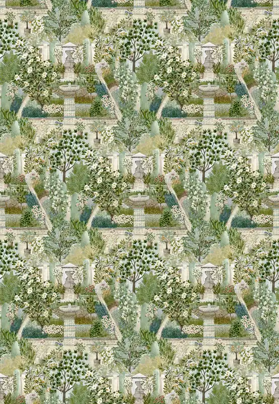 Sanderson - Carpet Garden Paradise Endast denna vecka