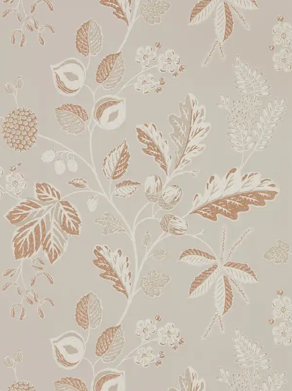 Sanderson - Warwick Taupe Elysian Wallpapers Nedsatt pris