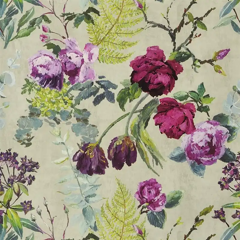 Begränsat antal Designers Guild - Tulipani - Wide Caprifoglio Wallpapers