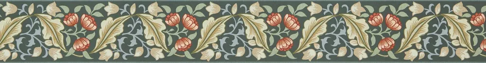 Kampanjpris Morris & Co - Bluebell & Peony Border Bayleaf Manilla