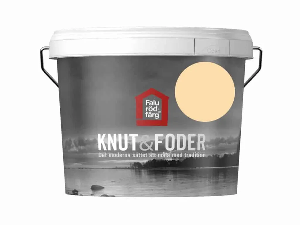 Falu Rödfärg Knut & Foder - Gul 1L Fynd